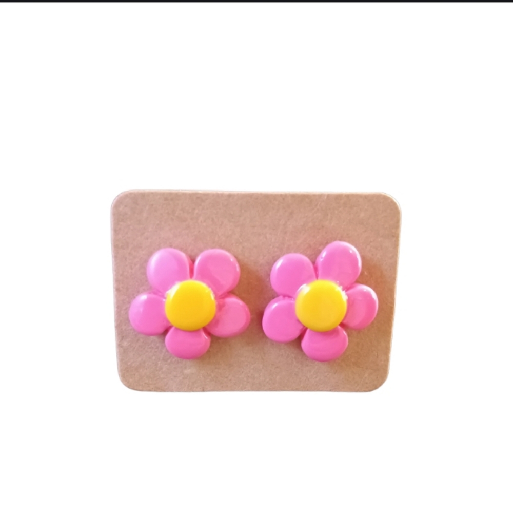 Flower earrings